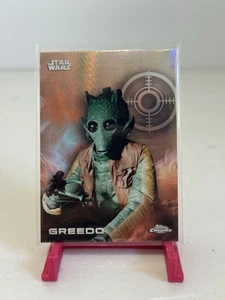 2025 Topps Chrome Star Wars Greedo Hyper Refractor - Picture 1 of 2