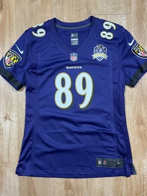 Camiseta deportiva Nike para mujer Steve Smith Sr 20 aniversario Ravens Nike alternativa pequeña Foto 1 de 3