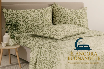 completo lenzuola matrimoniale CHIARA verde caleffi - Immagine 1 di 3