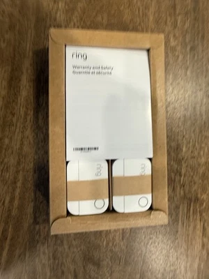 Ring Contact Sensor 2nd Gen 2 Pack White Z-Wave Door Window NEW Open Box Read - Image 1 of 2