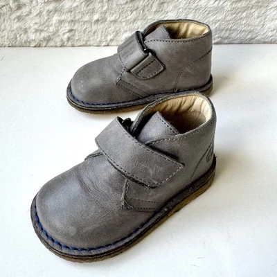 Bota de postre Naturino Falcotto niños niñas con correa talla US 5 EU 20 cuero gris Foto 1 de 4
