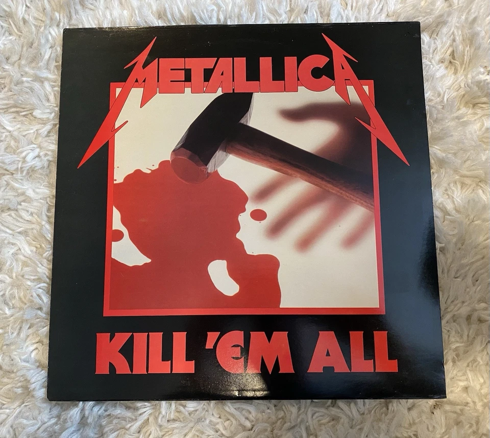 Metallica – Kill 'Em All Unplayed From Record Label 1983 1st Press Vinyl LP RARE - Image 1 of 4