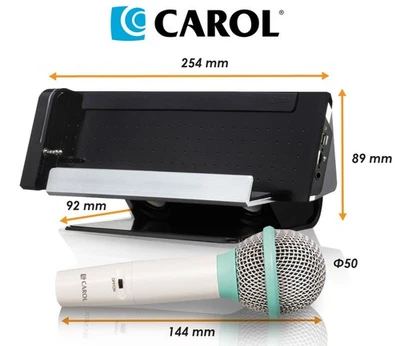 Carol Ias-102 Mobile Karaoke/ktv Dock Free Gs77 Microphone X1 - Image 1 of 2