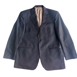 M&S Marks And Spencer Collezione Men Blazer 42 Reda Super 100s Wool Indigo Italy - Picture 1 of 9