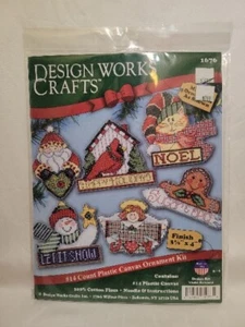 Design Works Needlecraft "Signs of Christmas" Plastic Canvas Ornament Kit 1676 - Picture 1 of 10