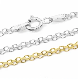 AURIORE Bismarck Kette 2.4 mm - 40-75 cm - Vermeil Goldkette - Silberkette - Bild 1 von 6