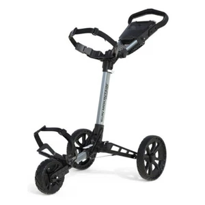 Sun Mountain Ridgeline 3 Trolley 3-Wheel Golf Push Cart - Compact Fold - Silver - Picture 1 of 4