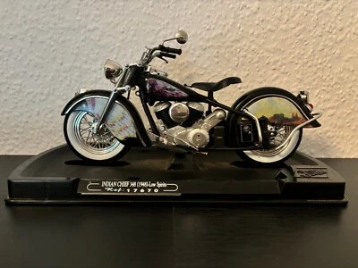 GUILOY - Indian Chief 348 1948 Low Spirits Ref. 17670 - Motorrad auf Standplatte - Bild 1 von 3