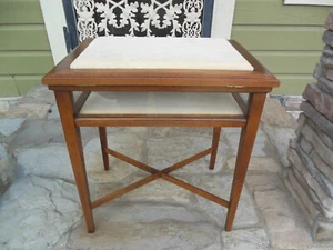 Vintage BRANDT Table Display Cabinet Case 20" x 18" x 13" Nice! - Picture 1 of 16