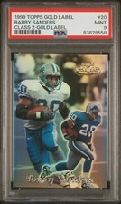 1999 Topps Gold Label - Class 2 #20 Barry Sanders. PSA 9  POP 9 / 7^