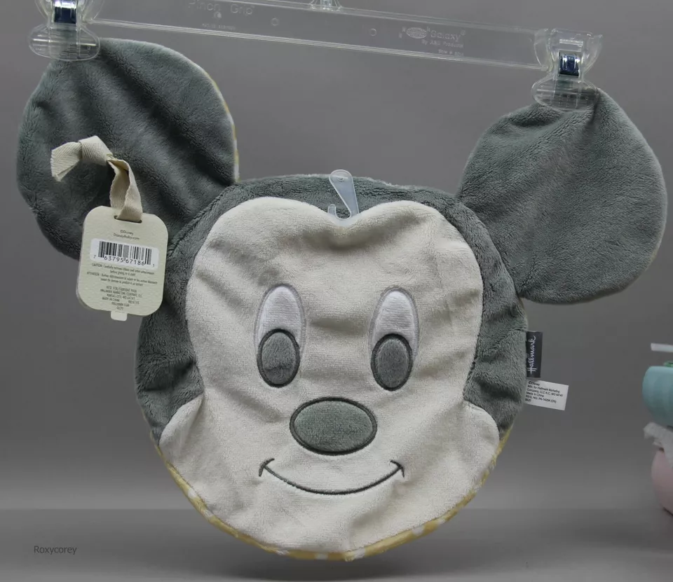 Manta de seguridad en forma de Mickey Mouse bebé Disney Lovey nueva con etiquetas Foto 1 de 1