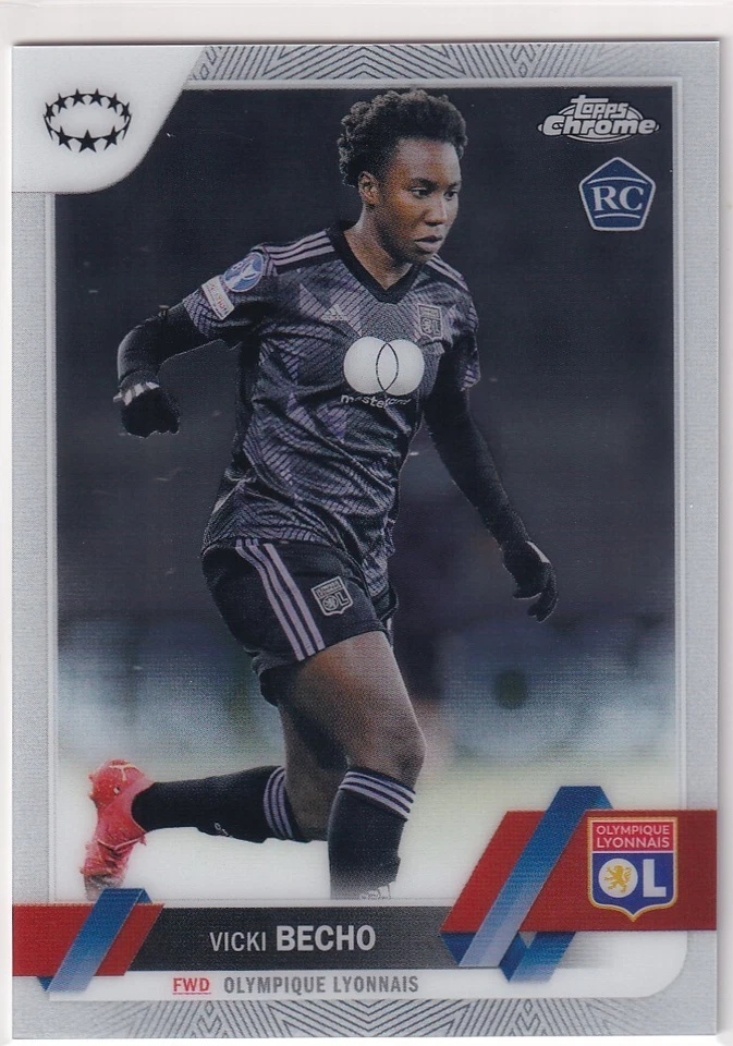 2022-23 TOPPS CHROME RC VICKI BECHO ROOKIE OLYMPIQUE LYONNAIS GE-3929 - Image 1 of 1
