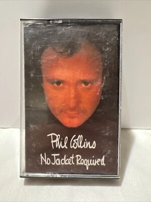 Phil Collins - No Jacket Required Cassette Tape, Atlantic Records, 1985 - Image 1 of 4