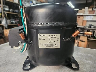 DANFOSS GPY14ND 3/8HP 115V 1PH 60HZ R-ONE THIRTY-FOUR A REF. COMP. FOR NEK6212Z - Image 1 of 4