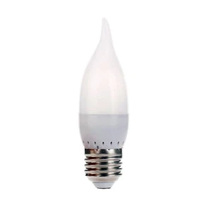 E12 E26 E27 E14 B22 B15 3W LED Bulb Chandelier Flame Candle Light White Lamps - Picture 1 of 18