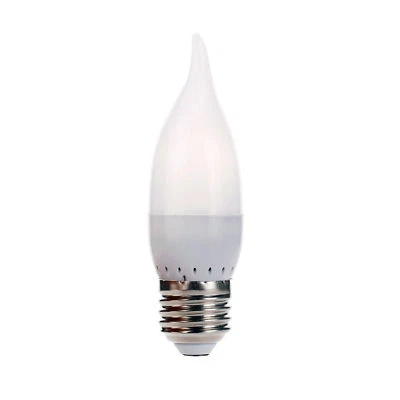 E12 E26 E27 E14 B22 B15 3W LED Bulb Chandelier Flame Candle Light White Lamps - Image 1 of 4