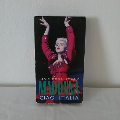 Madonna Ciao Italia Live From Italy VHS 1988 Foto 1 de 4