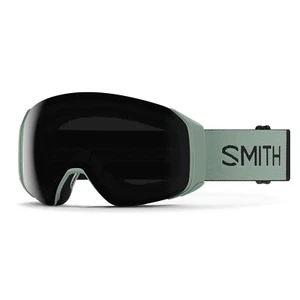 Smith 4D Mag S Gafas de Nieve Marco Cepillo Salvia, Lente ChromaPop Sol Negro + Bonus - Imagen 1 de 2