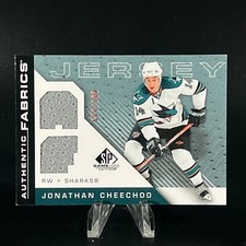 Jonathan Cheechoo 2007-08 SP Game Used Authentic Fabrics Rainbow /100 Sharks