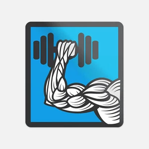 Muscle Gym Vinyl Sticker Decal - Picture 1 of 1