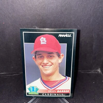 Brian Barber St Louis Cardinals 1992 Pinnacle Baseball Card 298 - Image 1 of 2
