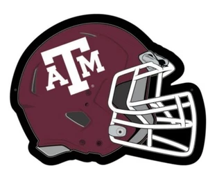 Texas A&M Football Helmet LED Light Up Sign Wall Decor NCAA - Picture 1 of 6