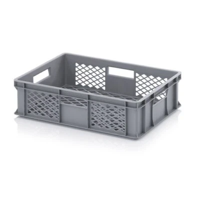 KISTENKIND Plastikbehälter 60x40x15 durchbrochen Kunststoffbehälter Plastikkiste Eurobox