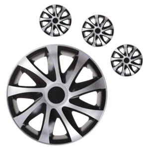 4x Wheel Trims Hubcaps Universal 15" Wheel Cover Hub Caps Trim 15 Inch [SV DRC] - Picture 1 of 2