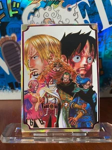 One Piece Anime Trading Card Comic Book Cover Design Card Luff# 16 GERMA 66 - Picture 1 of 3