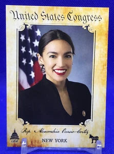 2023-24 Fascinating Cards Congress New York Alexandria Ocasio-Cortez - Picture 1 of 2