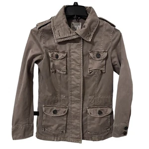 GAP Giacca donna utility coulisse vita campo stile militare muschio taglia small - Foto 1 di 7
