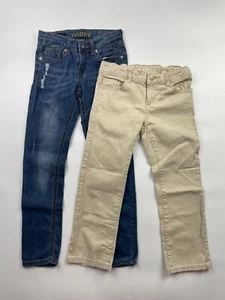 2 Lot Girl's 8 Vigoss and Wonder Nation Denim Pants - Picture 1 of 6