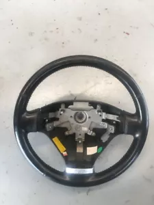 2003-2006 Hyundai Tiburon BASE / GT Steering Wheel Leather Black OEM - Picture 1 of 10