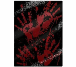 Bloody Hand Prints Glass Chopping Board, Blood Horror, Massacre, Gothic, Death - Picture 1 of 3