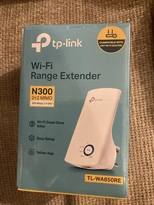 TP-LINK TL-WA850RE Universal Wireless Range Extender - White - Image 1 of 2