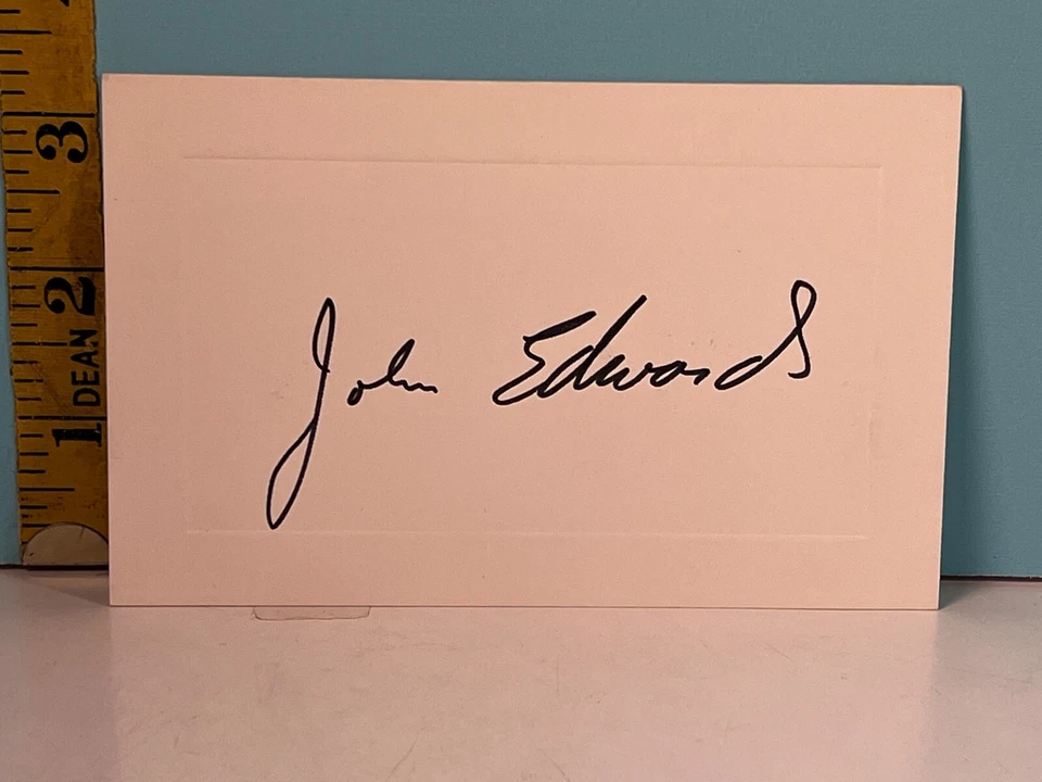 🔥 JOHN EDWARDS Cincinnati Reds Catcher Baseball Autographed Postcard🔥 - Image 1 of 1