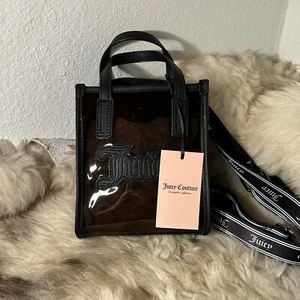 NWT Juicy Couture Gelato Clear Mini Tote Crossbody - Liquorice Black - Bild 1 von 4