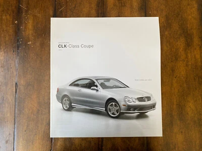 Mercedes-Benz Clase CLK 2002-2003 cupé folleto de ventas CLK 320 CLK 500 CLK 55AMG Foto 1 de 4