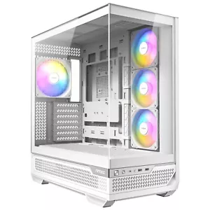 Antec C7 Mid Tower PC Gaming Case - Bianco, 3 ventole ARGB da 120 mm e 1 ventole da 140 mm - Foto 1 di 10
