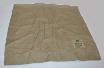 Funda de Almohada Ralph Lauren University Caqui Logo Parche Nueva Foto 1 de 3