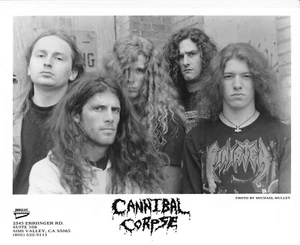 CANNIBAL CORPSE PROMO PHOTO 8.5X11 REPROS - Foto 1 di 1