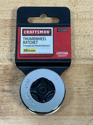 De colección Craftsman 43398 3/8" punta de dedo rueda pulgar trinquete - nuevo stock antiguo Foto 1 de 3