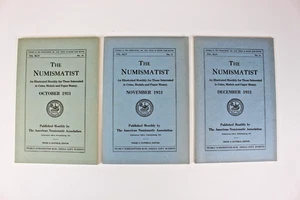 Oct-Nov-Dec Vintage 1931 The Numismatist American Numismatic Association Monthly - Picture 1 of 8