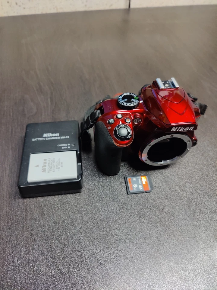 Nikon D3400 24.2 MP Digital SLR Camera Body Only [Top Mint] 2410 Shutter Count  - Image 1 of 4