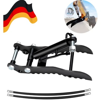 MMS Europäischer hydraulischer Daumenclip für Minibagger, Kleinbagger-Aufsatz