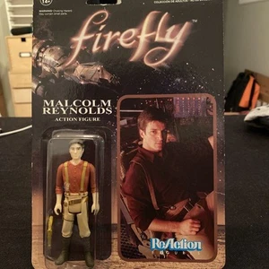 Firefly Funko ReAction Malcolm Reynolds 3.75" Action Figure Serenity Collectible - Picture 1 of 4