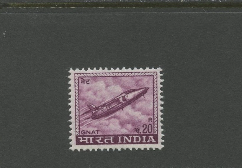 INDIA 413, 1965-1968 GNAT PLANE, MNH (IN4910K) - Image 1 of 1