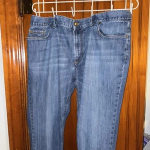 Alberto T400 RED CAST PIPE Regular Slim Fit Jeans Mens 40x36 Denim - Picture 1 of 12