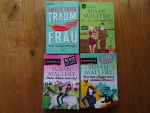 4 Frauenbücher, Buchpaket, Frauenromane, Bücherpaket, S. Mallery - Bild 1 von 3