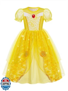 Marendyee Princess Toddler Dress up Clothes for Girls 2 Year Old Sparkly Tull - Picture 1 of 5